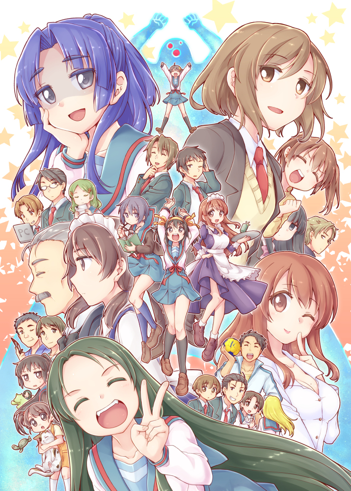 This is a pixiv picture whose title is 6/30 ハルヒオンリー カタログ表紙.