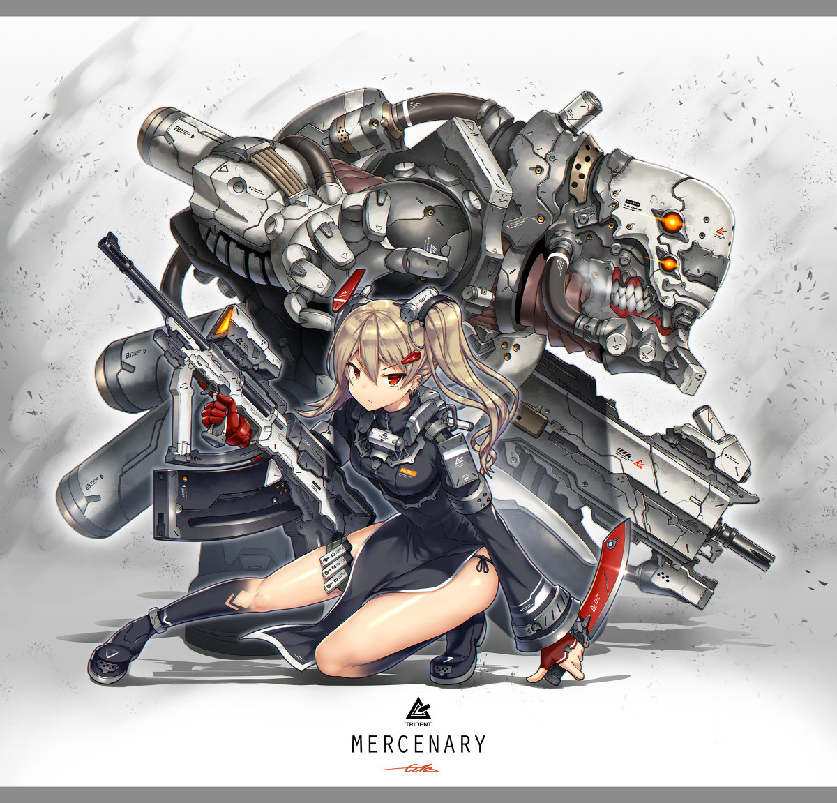 This is a pixiv picture whose title is Mercenary.