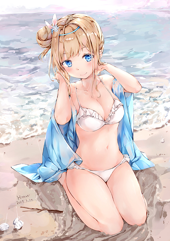This is a pixiv picture whose title is スオミ水着.