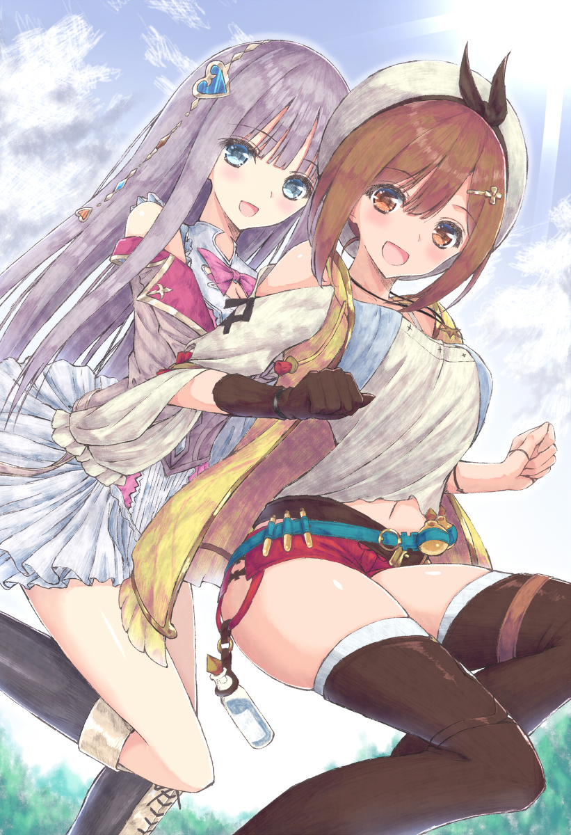 This is a pixiv picture whose title is ルルア＆ライザ.