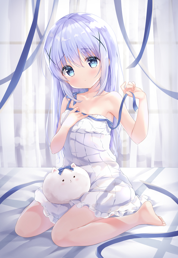 This is a pixiv picture whose title is ほどけたリボン、結んでもらえますか…？.