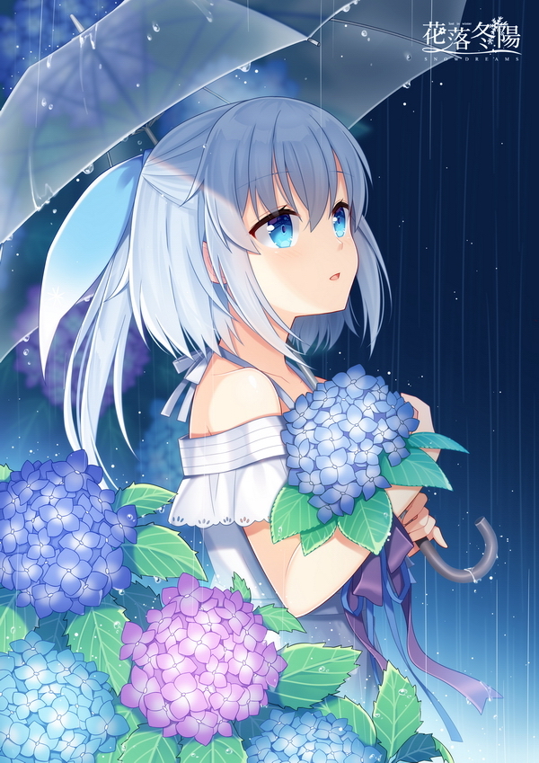 This is a pixiv picture whose title is 紫陽花.