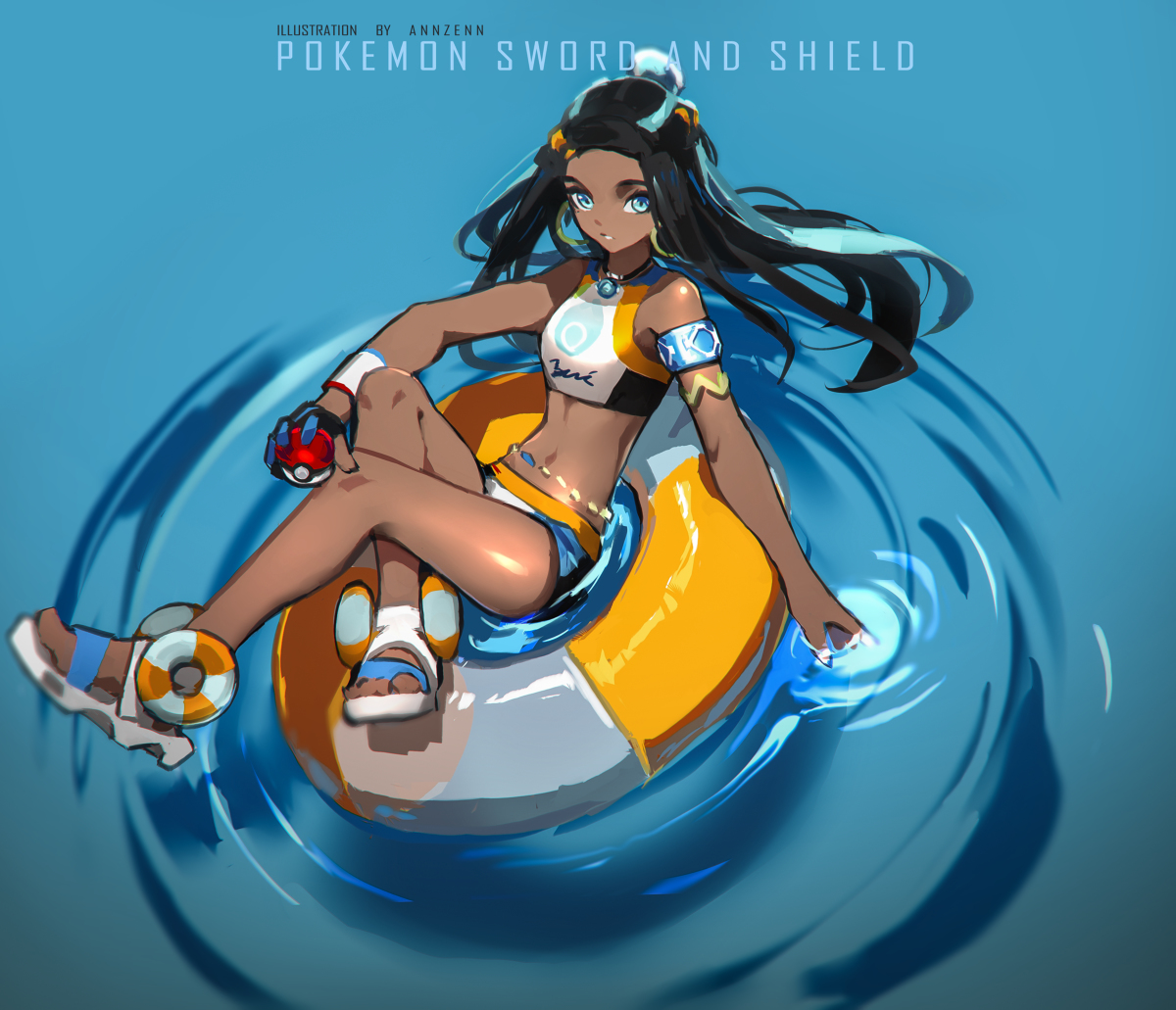 This is a pixiv picture whose title is Nessa's Fanart.