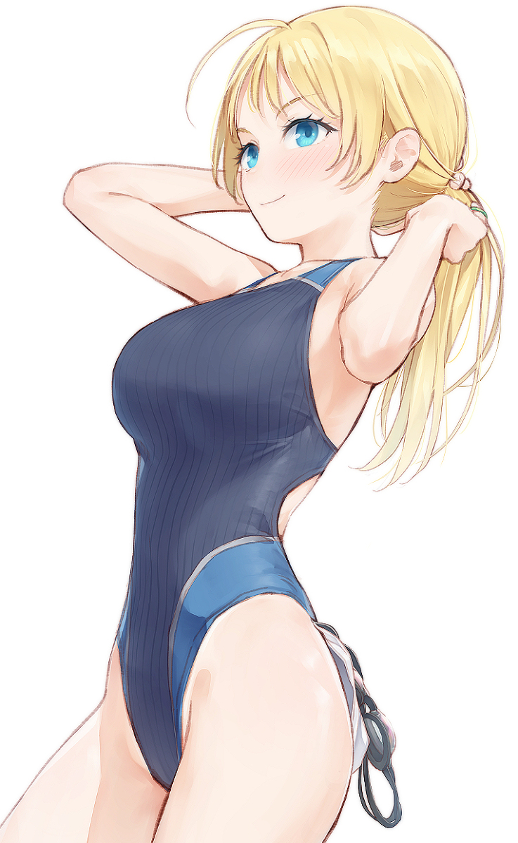 This is a pixiv picture whose title is 助っ人スイマー.