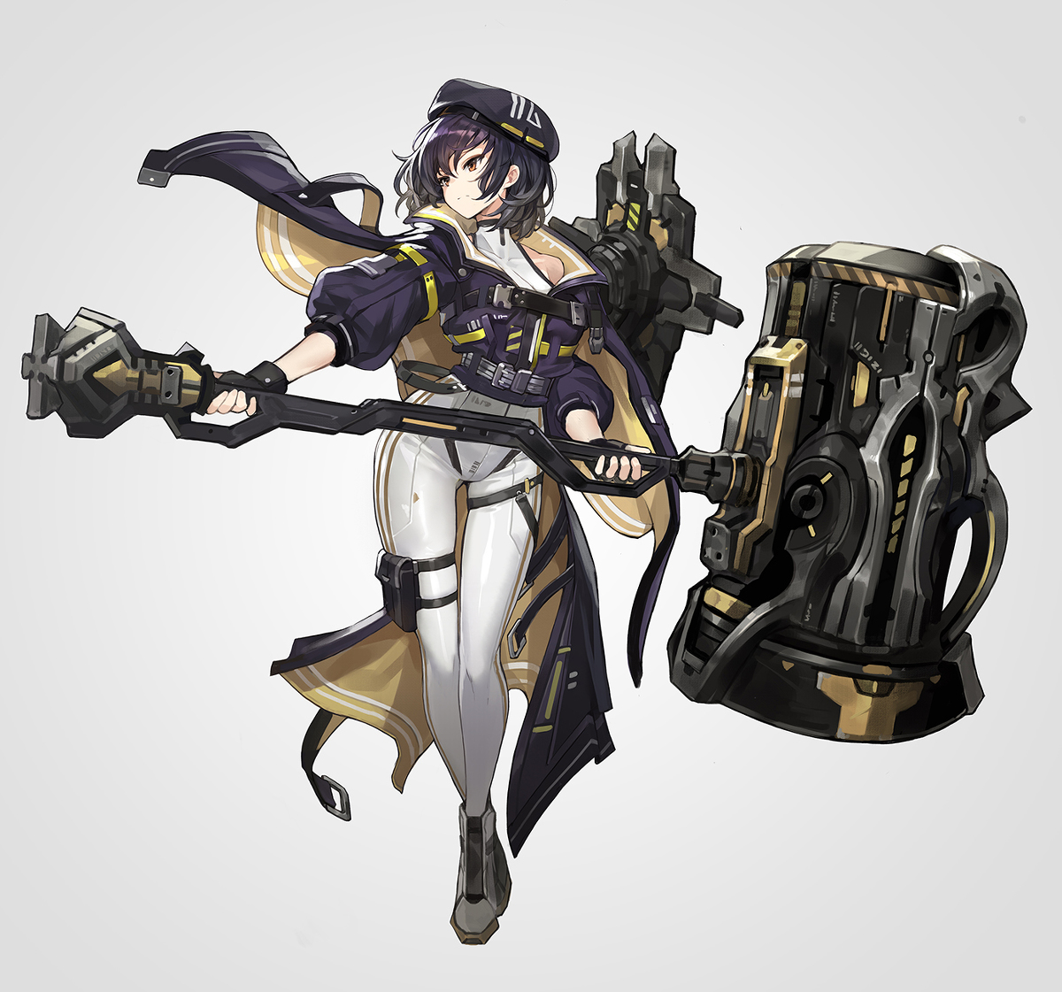 This is a pixiv picture whose title is -Hammer❖Girl.