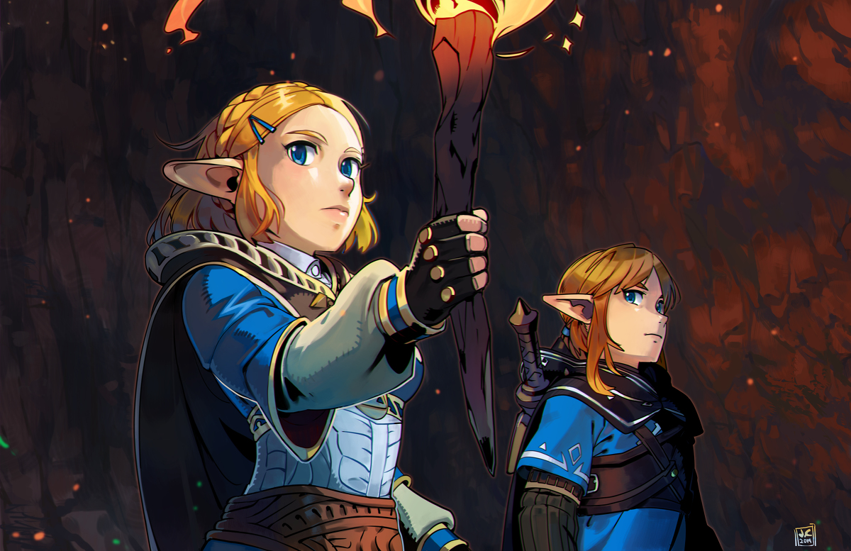 This is a pixiv picture whose title is Zelda Breath of the Wild 2.