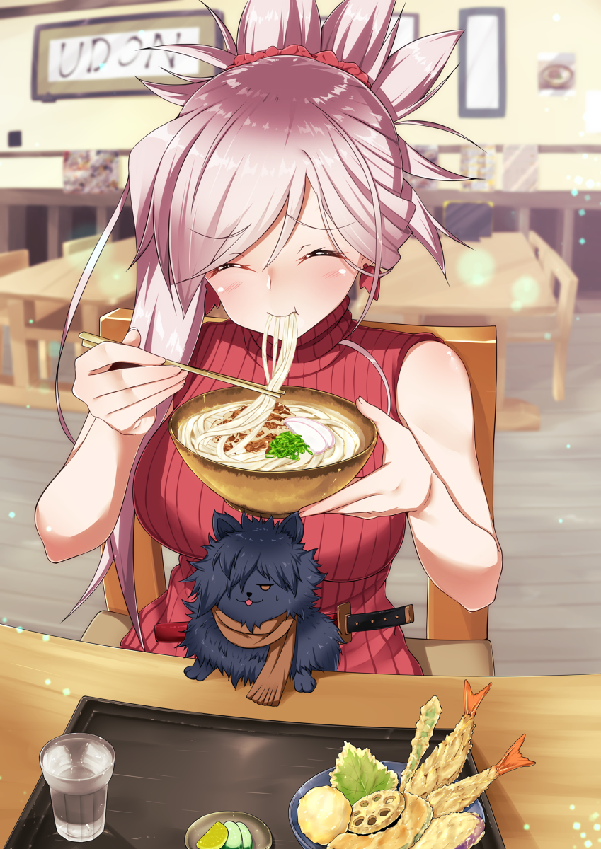 This is a pixiv picture whose title is いっぱい食べる君が好き.