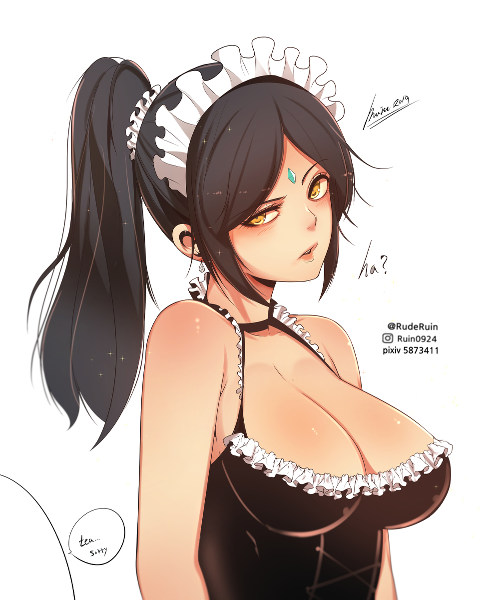 This is a pixiv picture whose title is nidalee.