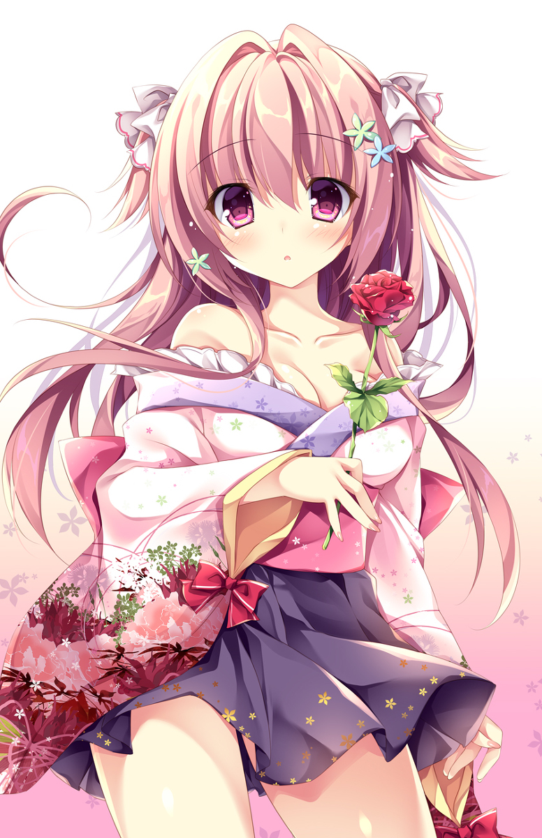 This is a pixiv picture whose title is 凛と和装.