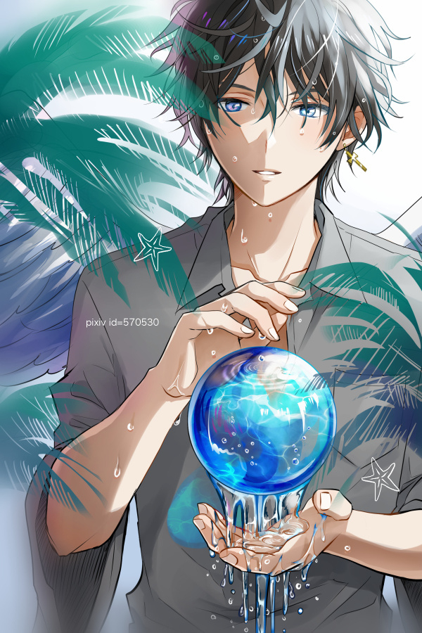 This is a pixiv picture whose title is Water ball.