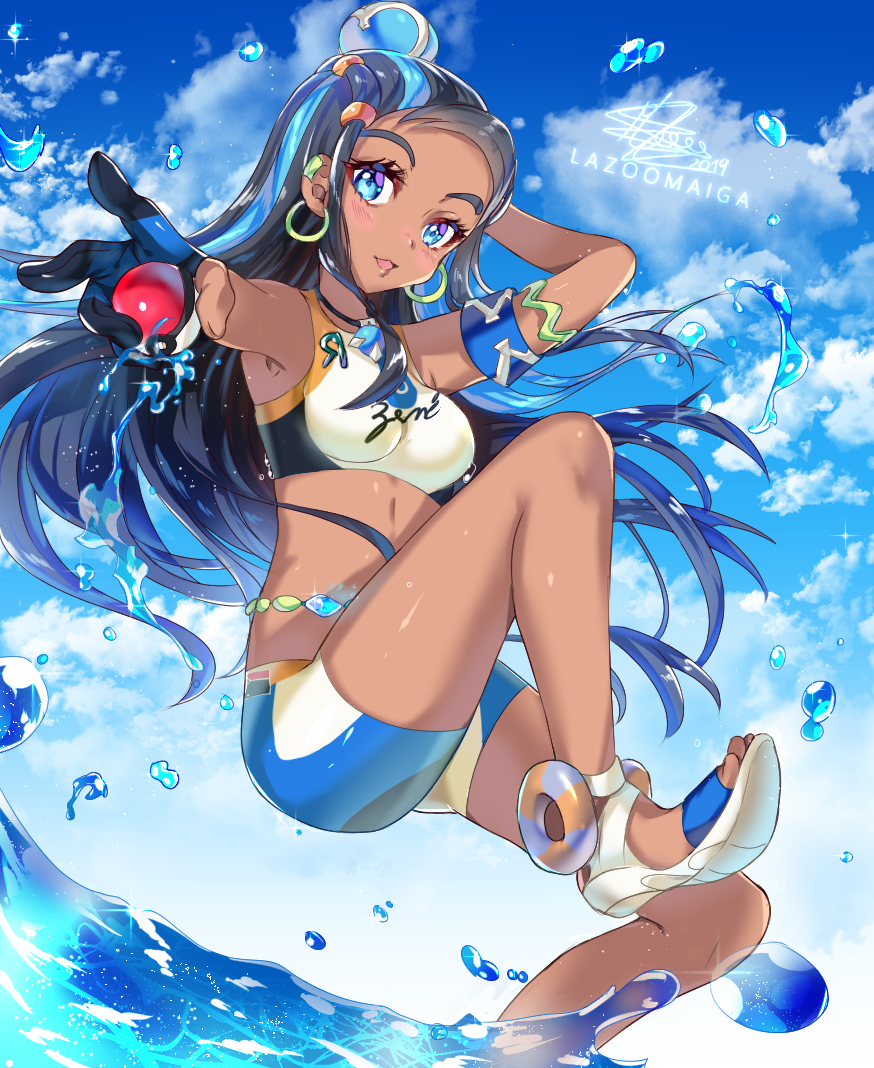 This is a pixiv picture whose title is Come on, Nessa! 💙.