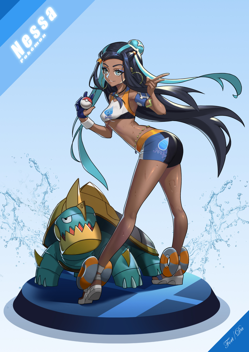 This is a pixiv picture whose title is Nessa.