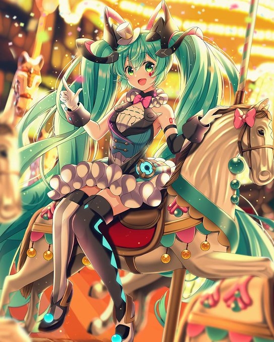 This is a pixiv picture whose title is 🎪 マジカルミライ2019🎪.