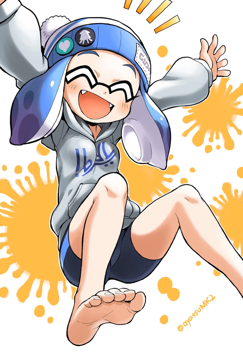 This is a pixiv picture whose title is ニットキャップちゃん.