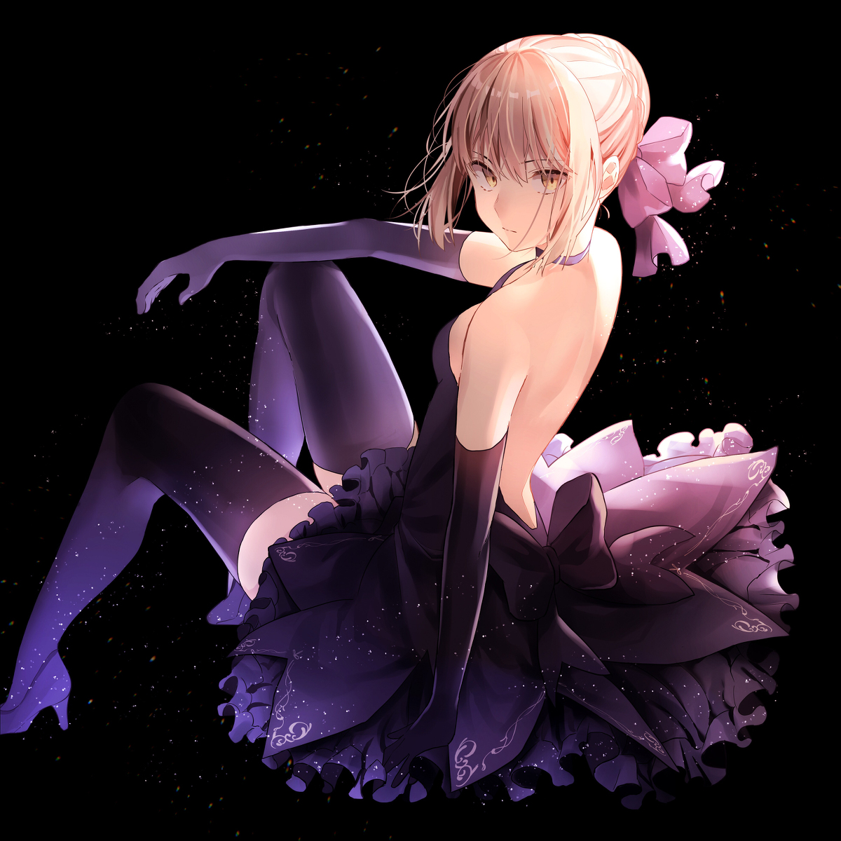 This is a pixiv picture whose title is セイバーオルタ.