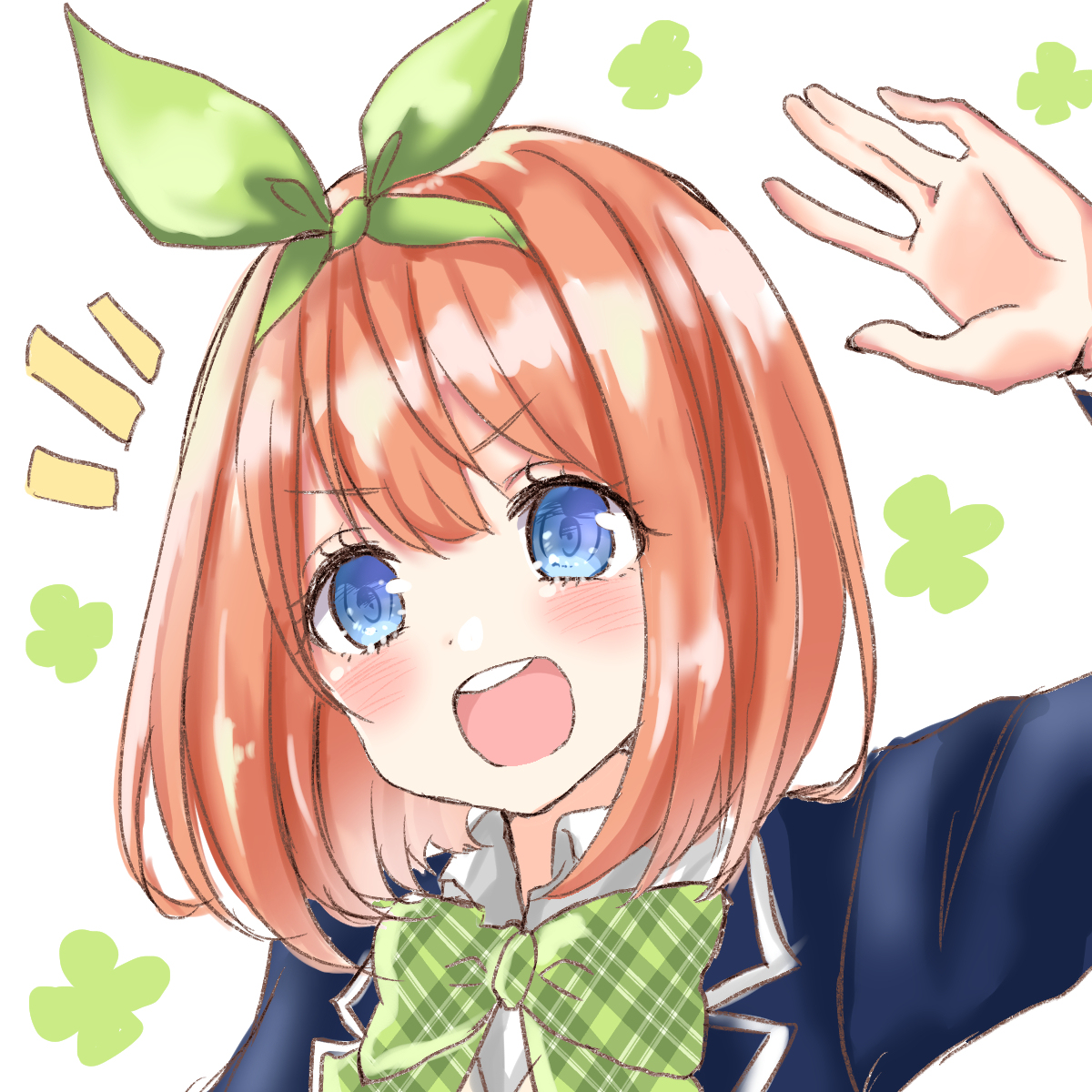 This is a pixiv picture whose title is 四葉ちゃん.