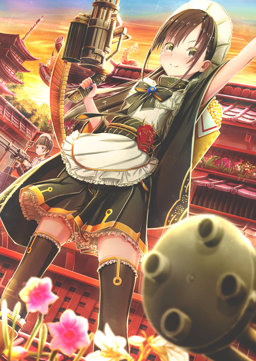 This is a pixiv picture whose title is 射撃号令.