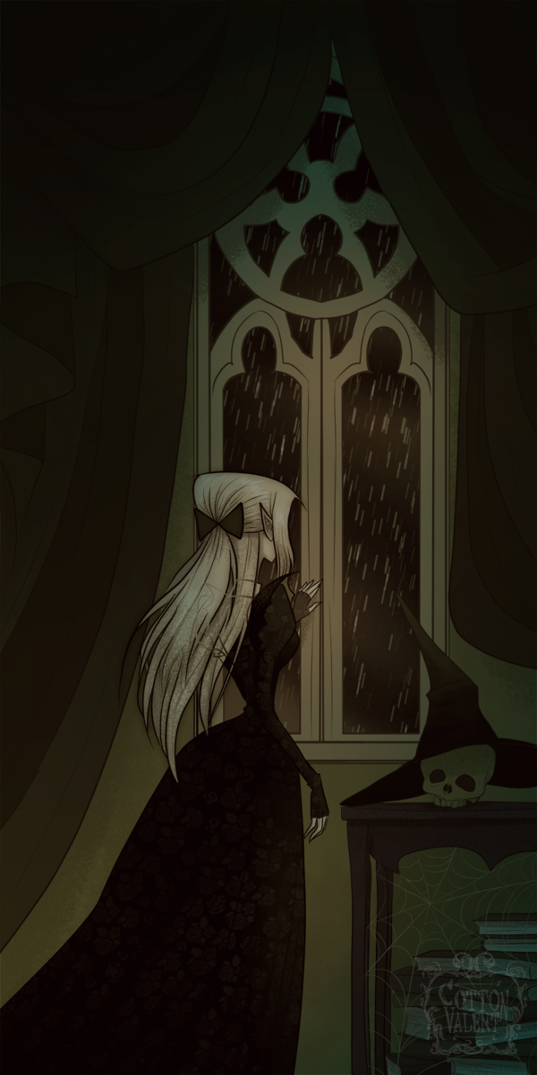 This is a pixiv picture whose title is Story of an abnormal girl.