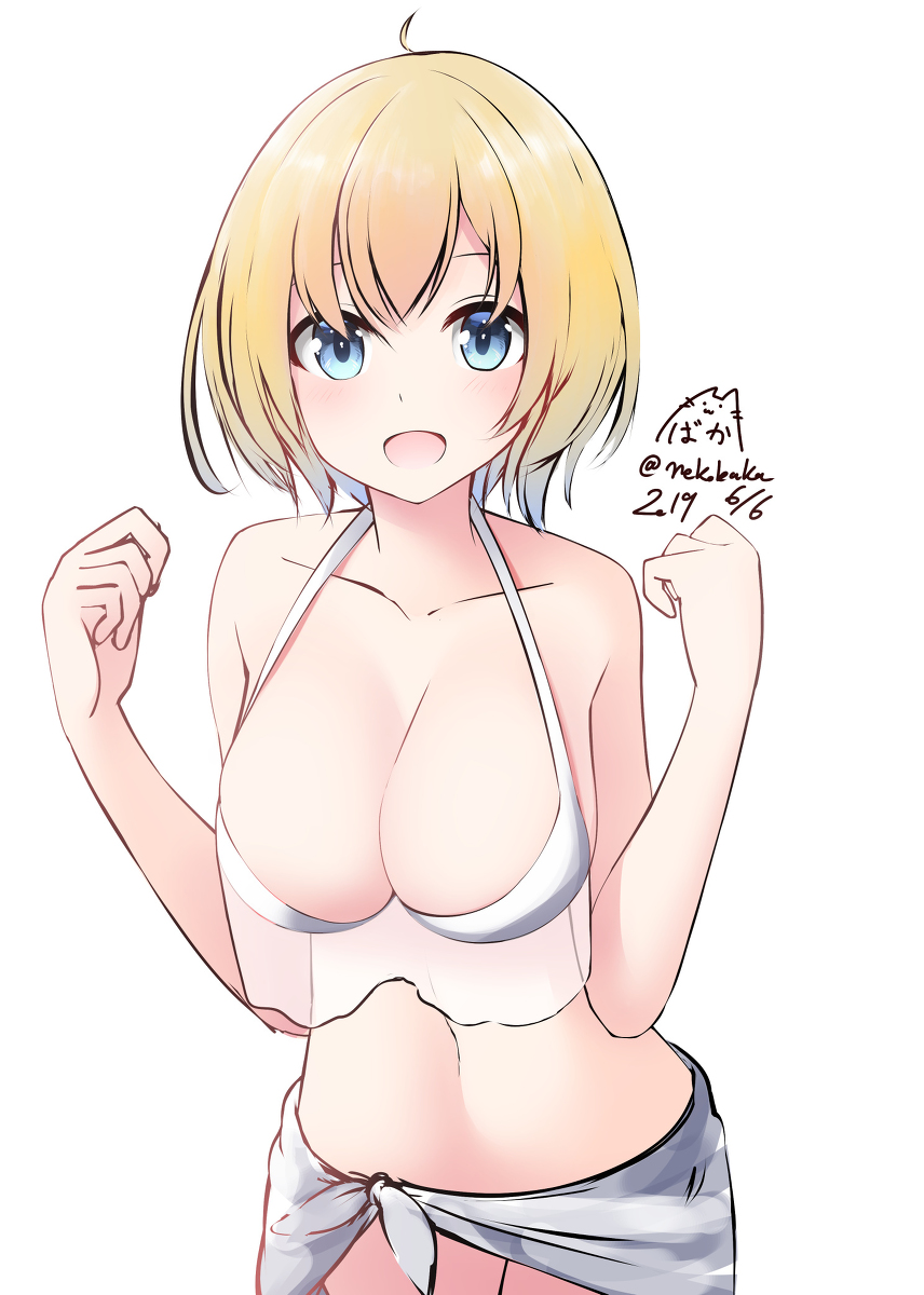 This is a pixiv picture whose title is おっぱい練習.