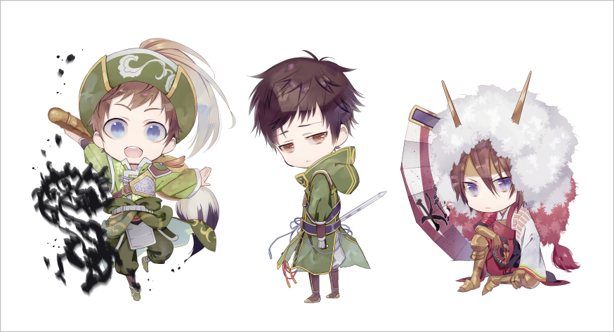 This is a pixiv picture whose title is ミニキャラ.