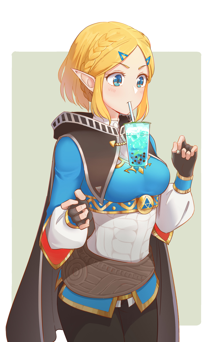 This is a pixiv picture whose title is zelda.