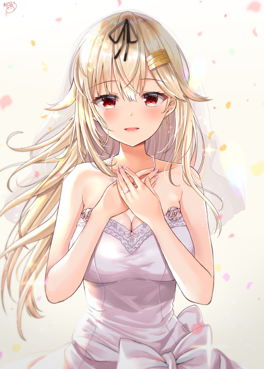 This is a pixiv picture whose title is ジューンブライドっぽい.