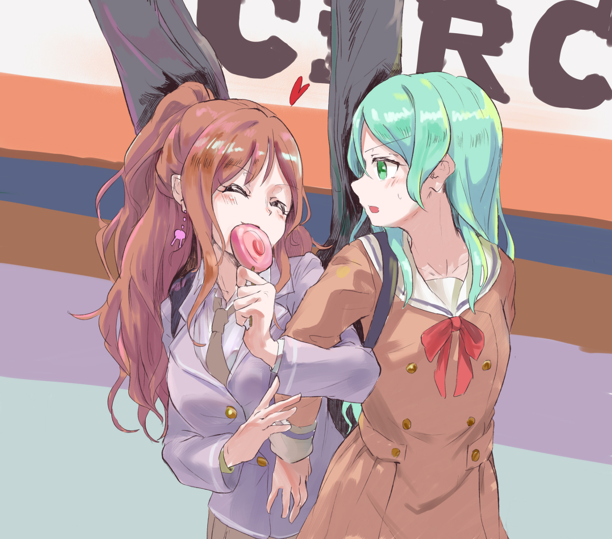 This is a pixiv picture whose title is 🍭.