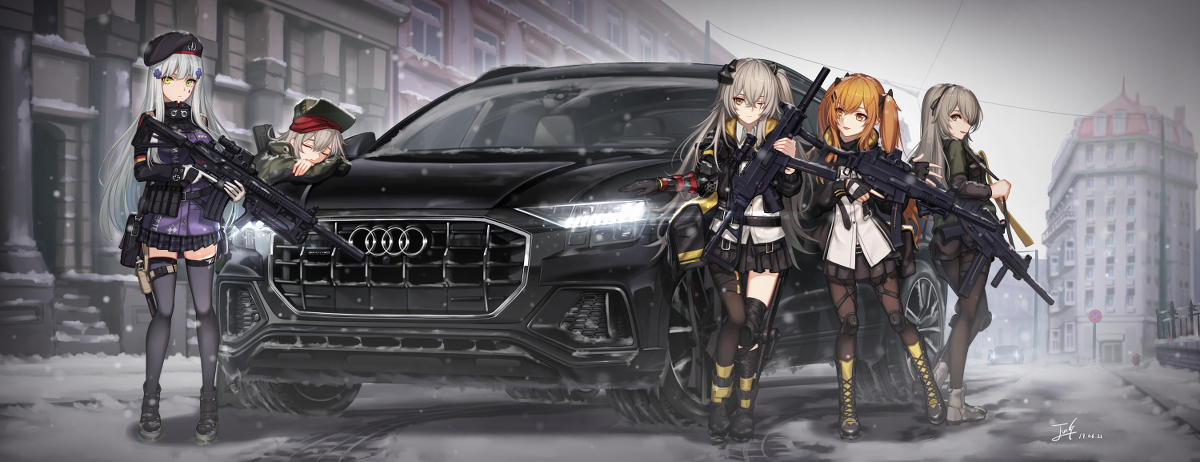 This is a pixiv picture whose title is 404 Not found + 40 & Audi Q8.