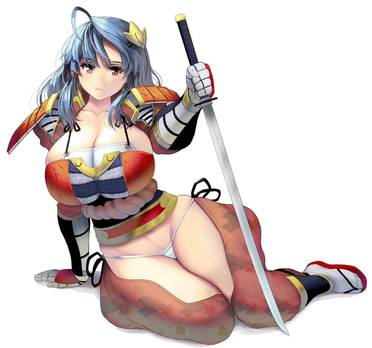 This is a pixiv picture whose title is SAMURAI.