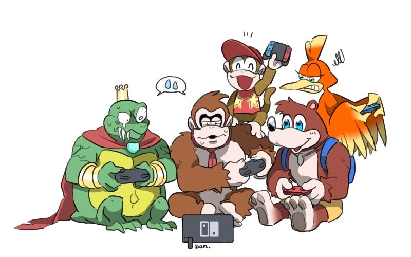 This is a pixiv picture whose title is バンジョーとカズーイ参戦おめでとう🎊.