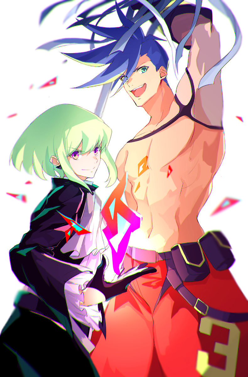 This is a pixiv picture whose title is プロメア〜.