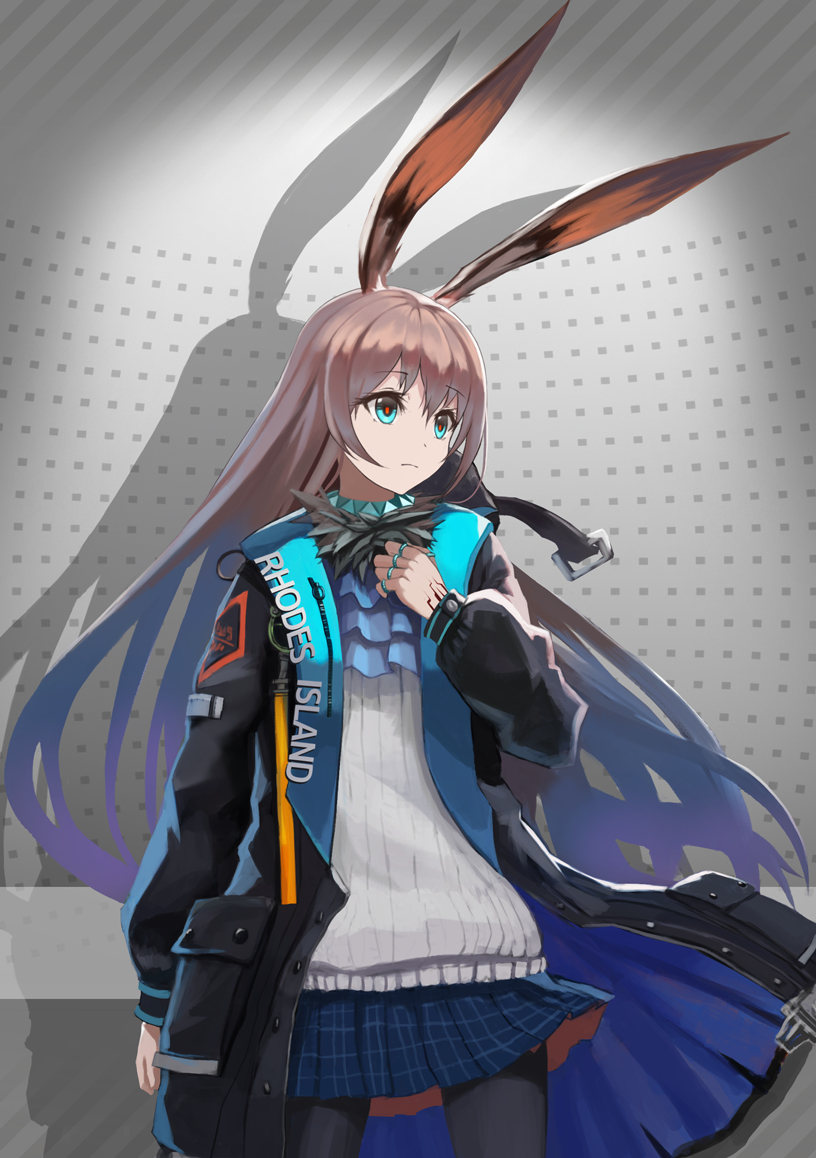 This is a pixiv picture whose title is amiya.