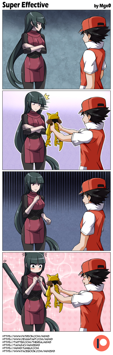 This is a pixiv picture whose title is Commission: Super Effective.