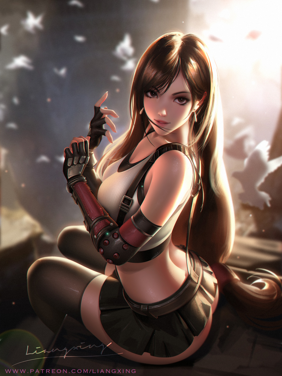 This is a pixiv picture whose title is Tifa.