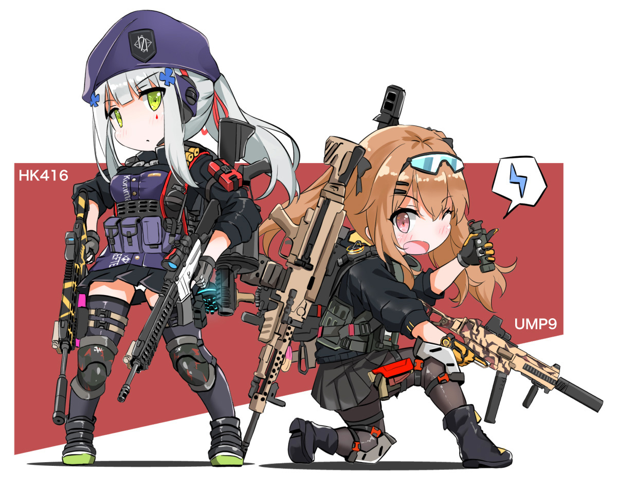 This is a pixiv picture whose title is 416 & 9.