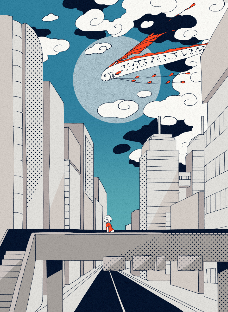 This is a pixiv picture whose title is 予感.