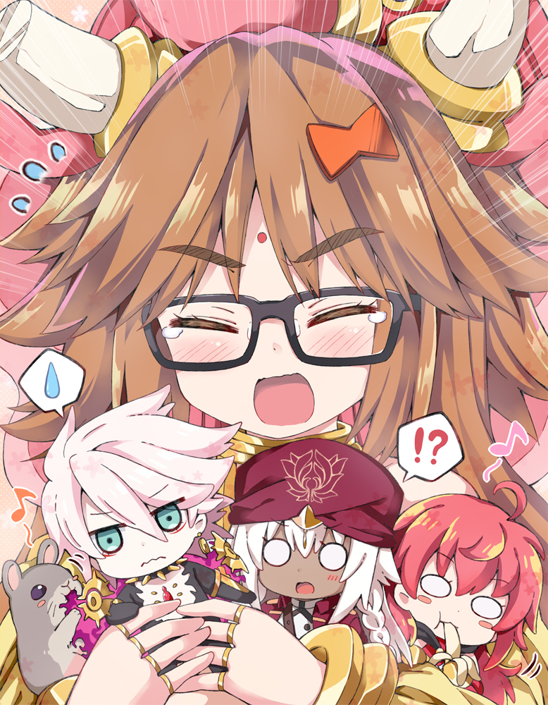 This is a pixiv picture whose title is ガネーシャとちっちゃな仲間たち.