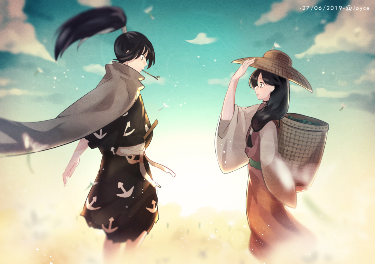This is a pixiv picture whose title is 重逢.