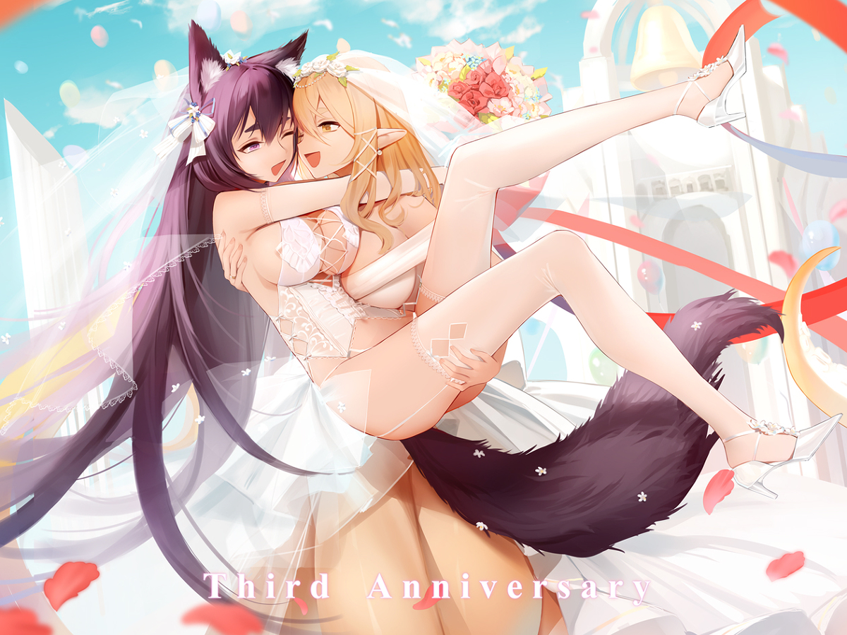 This is a pixiv picture whose title is ♥MARRY♥.