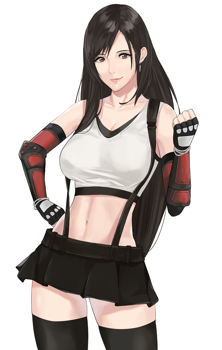 This is a pixiv picture whose title is FF7 Remake Tifa.
