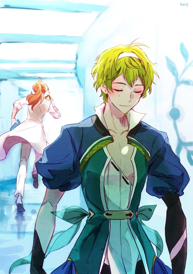 This is a pixiv picture whose title is ダビデ幕間話.