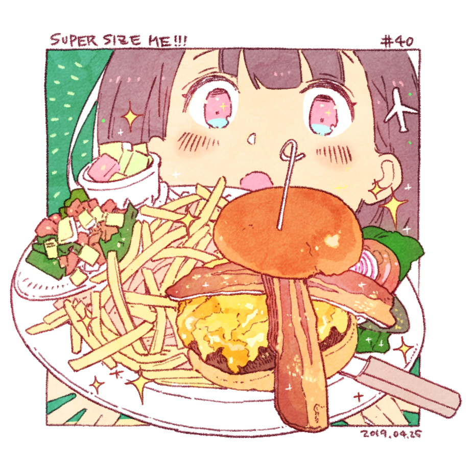 This is a pixiv picture whose title is ＃日刊ごはんと物語　【40-50食目】まとめ.