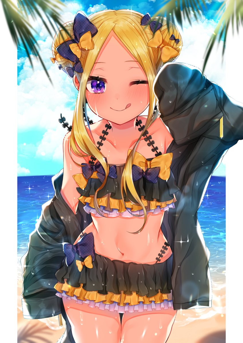 This is a pixiv picture whose title is 水着アビーちゃん.