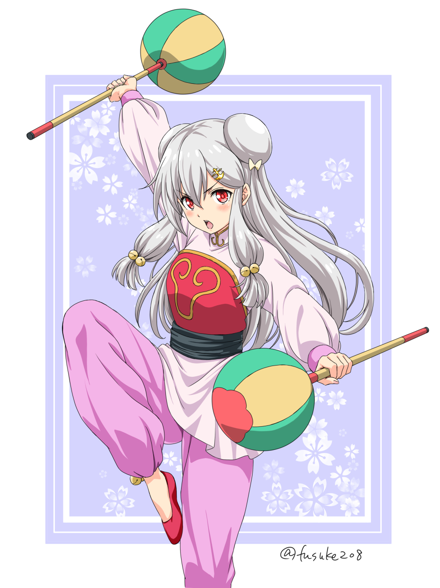 This is a pixiv picture whose title is シャンプーコス夜桜たまちゃん.