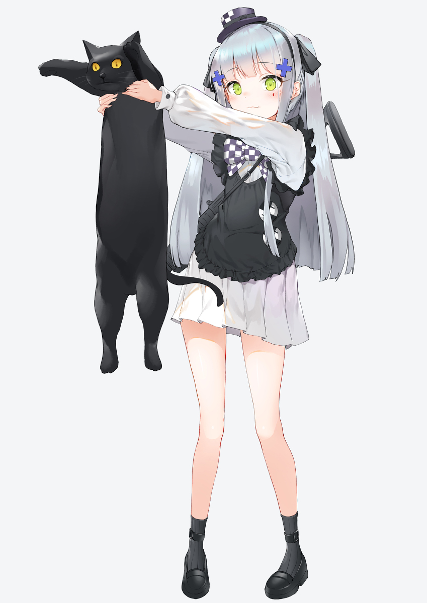 This is a pixiv picture whose title is HK416.