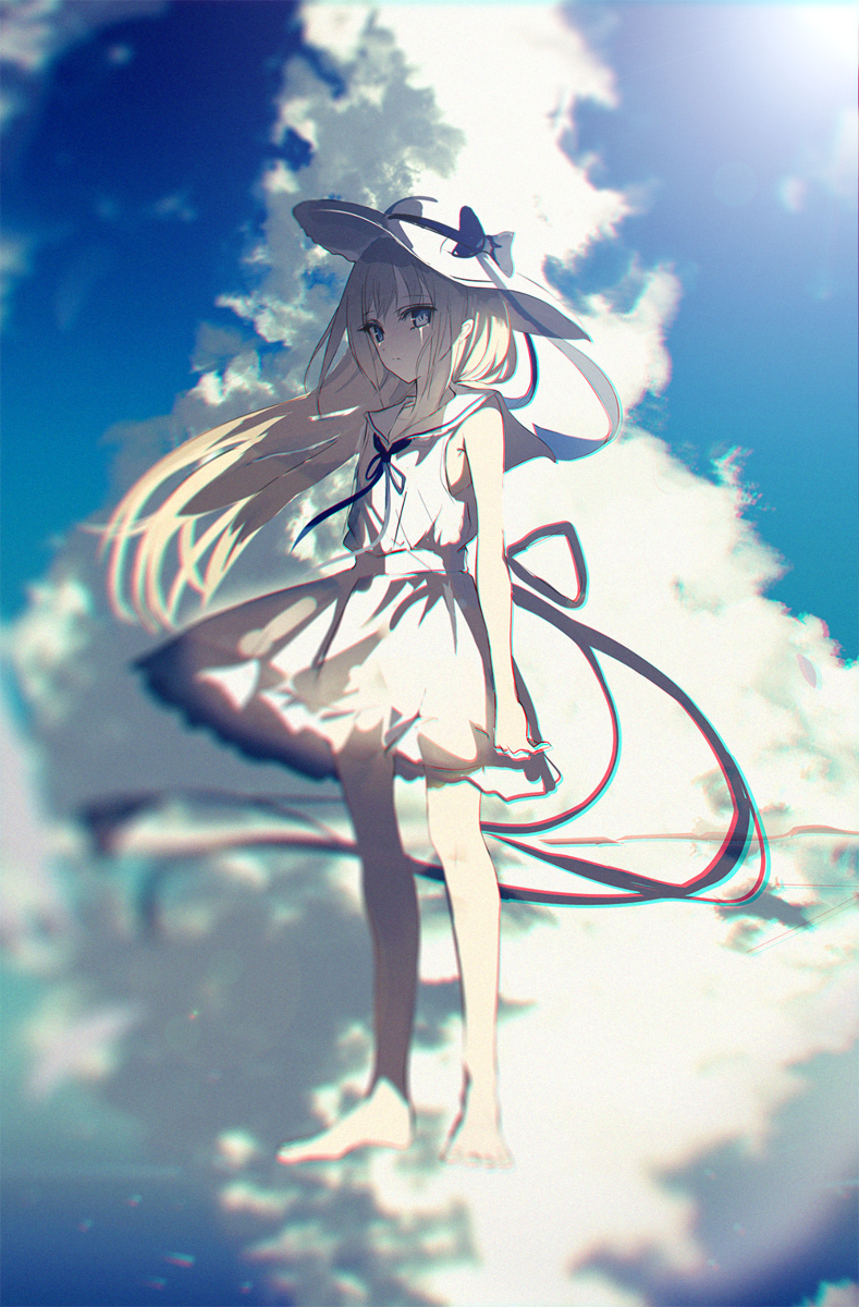 This is a pixiv picture whose title is 夏の思い出.