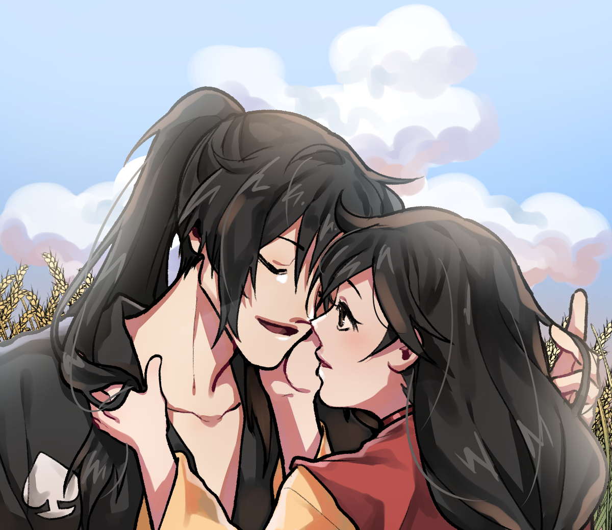 This is a pixiv picture whose title is どろろと百鬼丸.