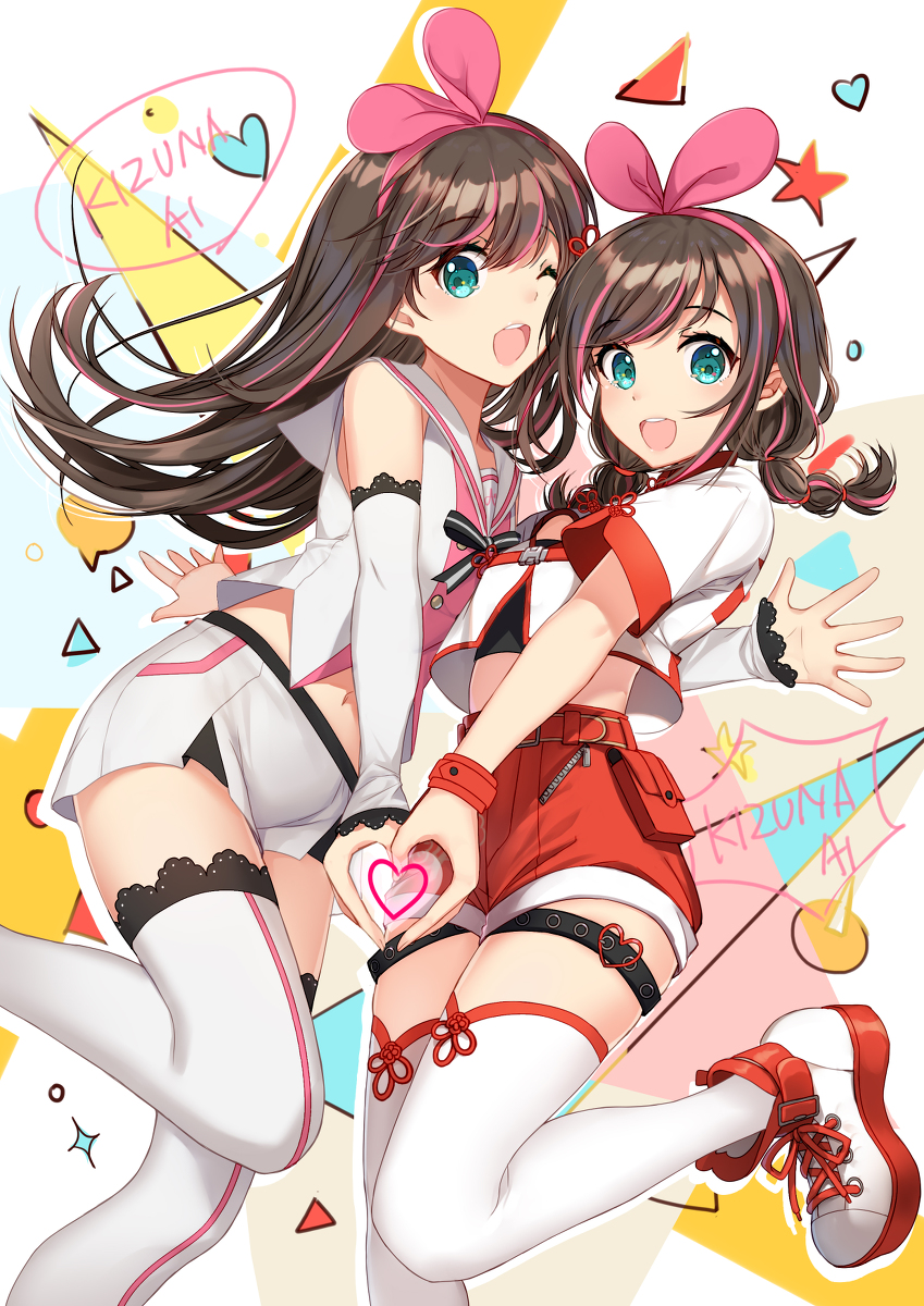 This is a pixiv picture whose title is AI&AI.