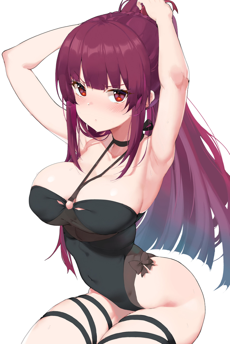 This is a pixiv picture whose title is WA2000ちゃんの腋.