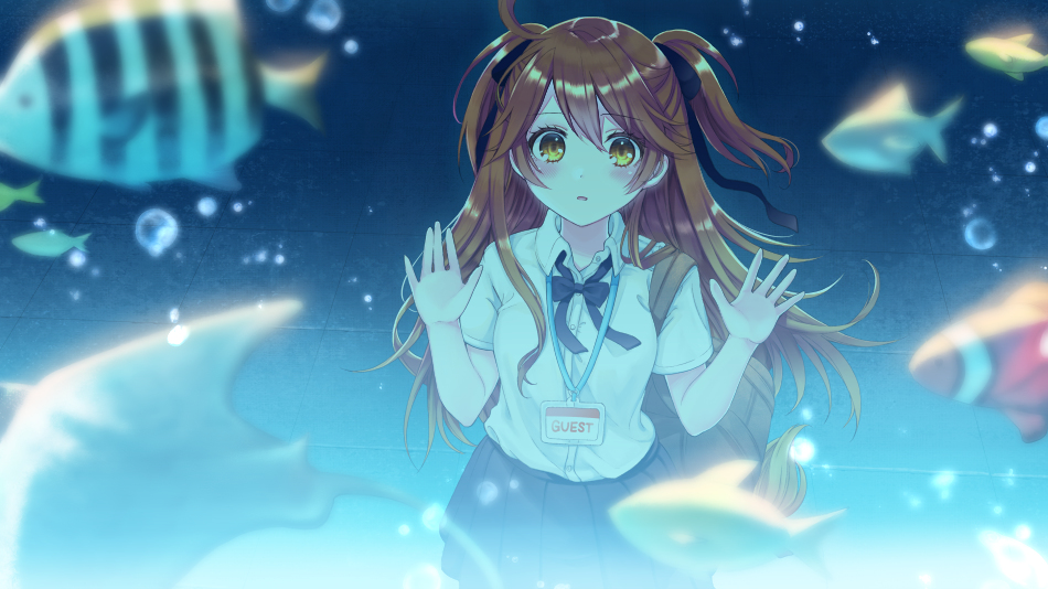 This is a pixiv picture whose title is 海の幽霊／獅子神レオナ.
